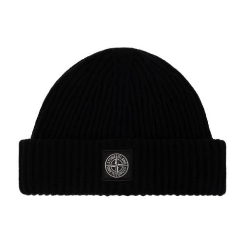 Stone Island Keps med logo Black, Herr