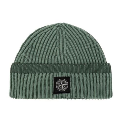 Stone Island Keps med logo Green, Herr