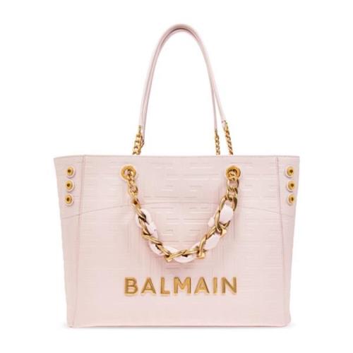 Balmain Väska 1945 Mjuk typ Shopper Pink, Dam