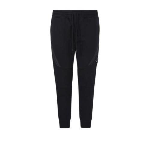 C.p. Company Svart track pant med dragkedja Black, Herr