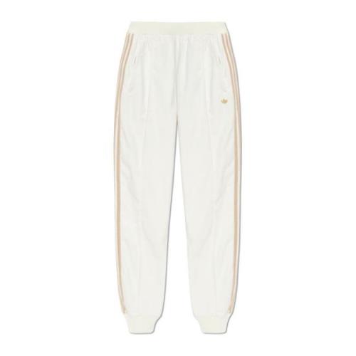 Adidas Originals Byxor med logotyp White, Dam