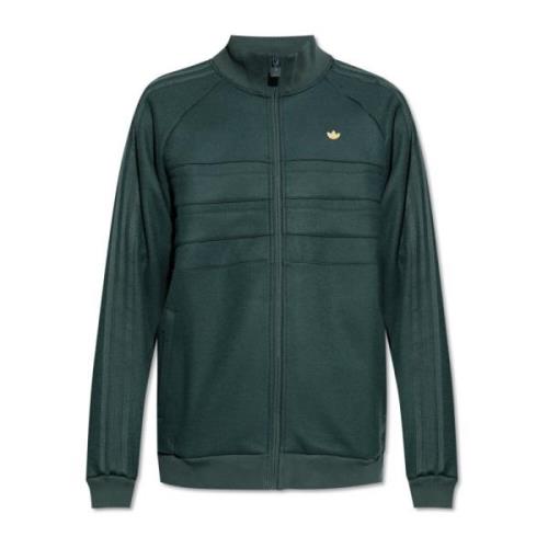 Adidas Originals Sweatshirt med logotyp Green, Herr