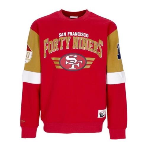 Mitchell & Ness NFL Lagfärger Crewneck Tröja Multicolor, Herr