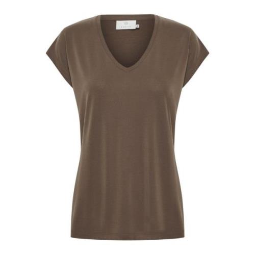 Kaffe T-Shirts Brown, Dam