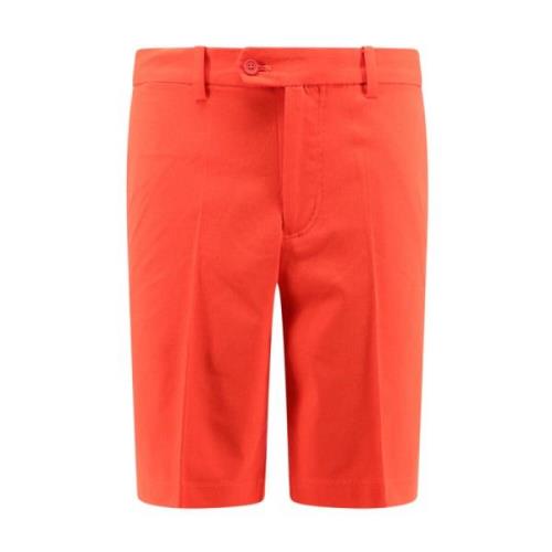 J.Lindeberg Stretch Bermuda Shorts Red, Herr