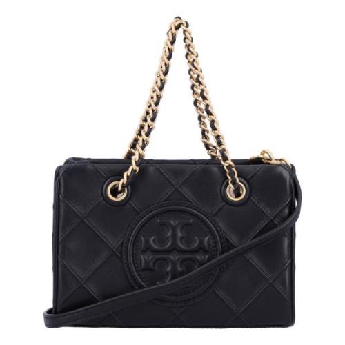 Tory Burch Quiltad Svart Kedjetoteväska Black, Dam