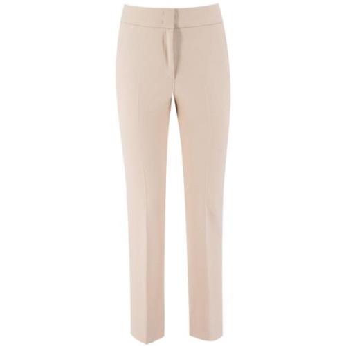 Peserico Cigarettebyxor med Amerikanska Fickor Beige, Dam