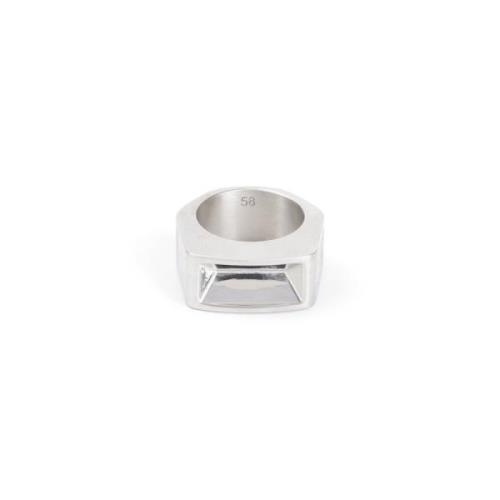 Rick Owens Palladio Imploded Ring Gray, Dam