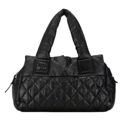 Chanel Vintage Pre-owned Tyg chanel-vskor Black, Dam