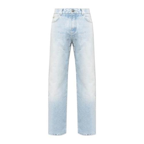 Balmain Straight-leg jeans Blue, Herr