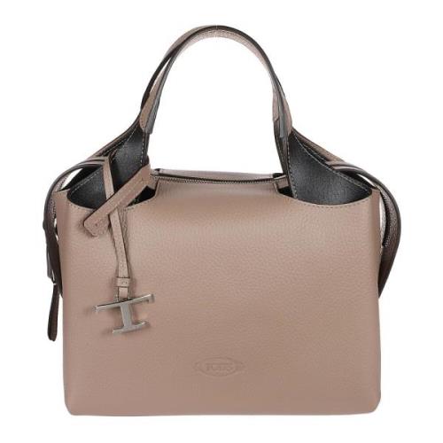 Tod's Stilren Medium Väska Beige, Dam