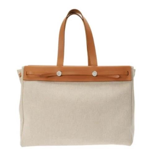 Hermès Vintage Pre-owned Laeder axelremsvskor Beige, Dam