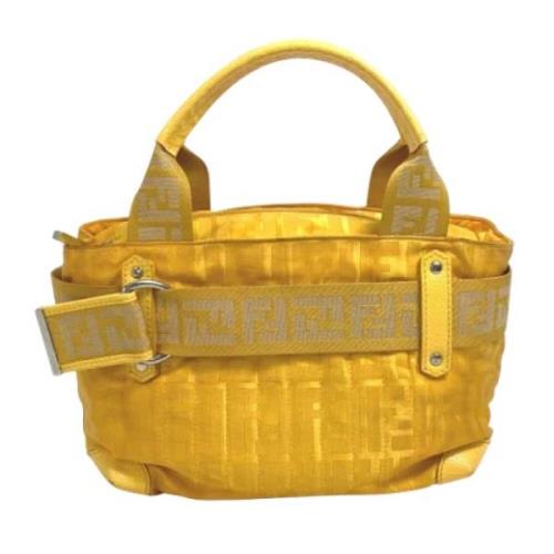 Fendi Vintage Pre-owned Tyg fendi-vskor Yellow, Dam