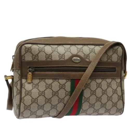 Gucci Vintage Pre-owned Laeder gucci-vskor Beige, Dam