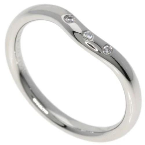 Tiffany & Co. Pre-owned Pre-owned Platina ringar Gray, Dam