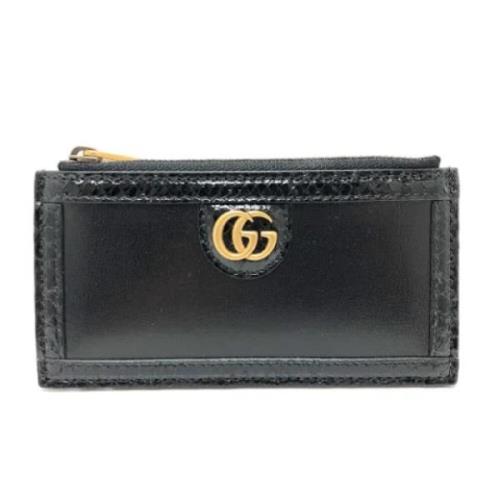 Gucci Vintage Pre-owned Laeder plnbcker Black, Dam