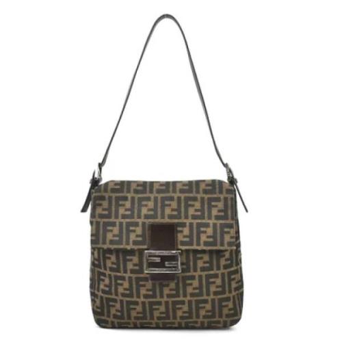 Fendi Vintage Pre-owned Canvas fendi-vskor Brown, Dam