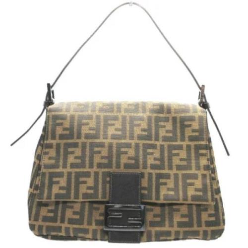 Fendi Vintage Pre-owned Canvas fendi-vskor Brown, Dam