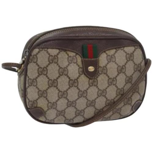 Gucci Vintage Pre-owned Laeder gucci-vskor Beige, Dam