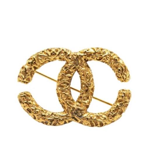 Chanel Vintage Pre-owned Guld chanel-smycken Yellow, Dam