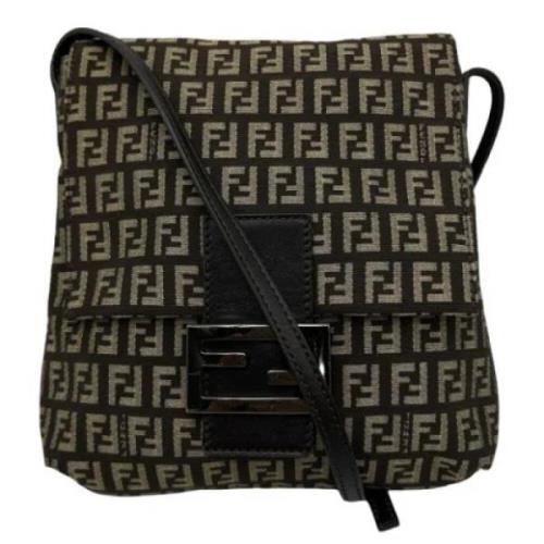 Fendi Vintage Pre-owned Canvas fendi-vskor Brown, Dam