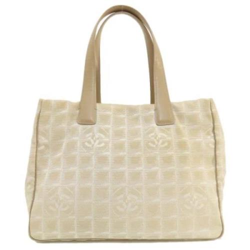 Chanel Vintage Pre-owned Canvas totevskor Beige, Dam