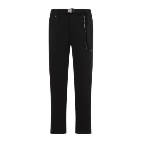 Mastermind World Svarta Slim Fit Bältesbyxor Black, Herr