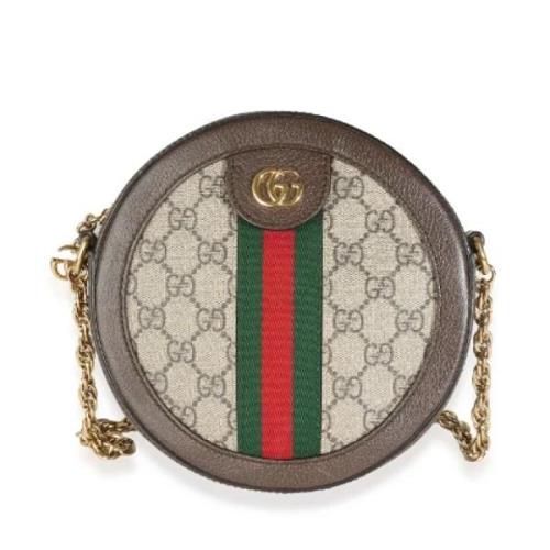 Gucci Vintage Pre-owned Canvas gucci-vskor Beige, Dam