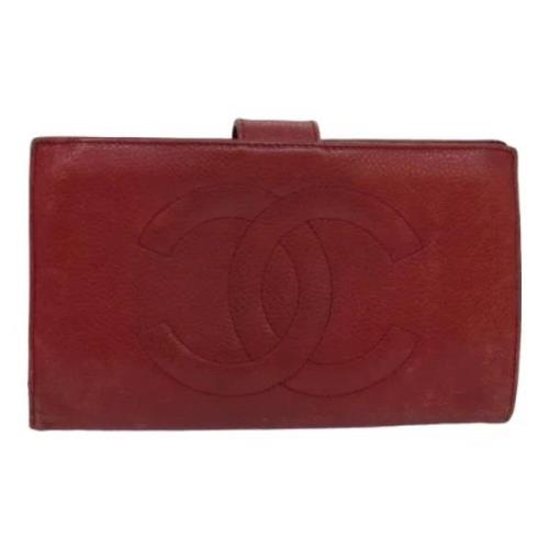 Chanel Vintage Pre-owned Laeder plnbcker Red, Dam