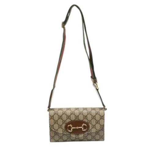 Gucci Vintage Pre-owned Laeder gucci-vskor Beige, Dam