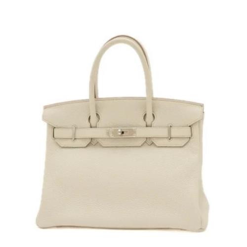 Hermès Vintage Pre-owned Laeder handvskor Beige, Dam