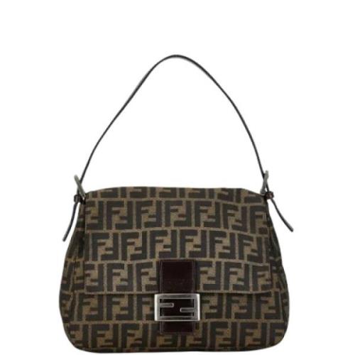 Fendi Vintage Pre-owned Canvas fendi-vskor Brown, Dam