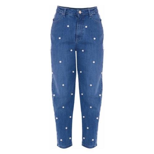 Kocca Pärliga Baggy Jeans Blue, Dam