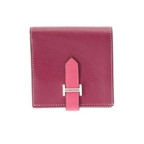 Hermès Vintage Pre-owned Laeder plnbcker Red, Dam