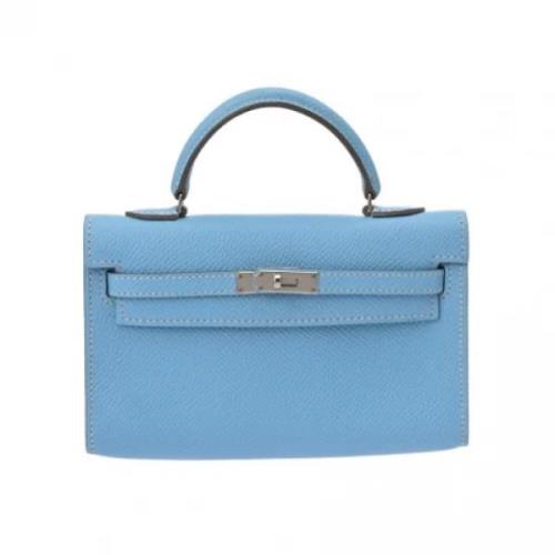 Hermès Vintage Pre-owned Laeder handvskor Blue, Dam