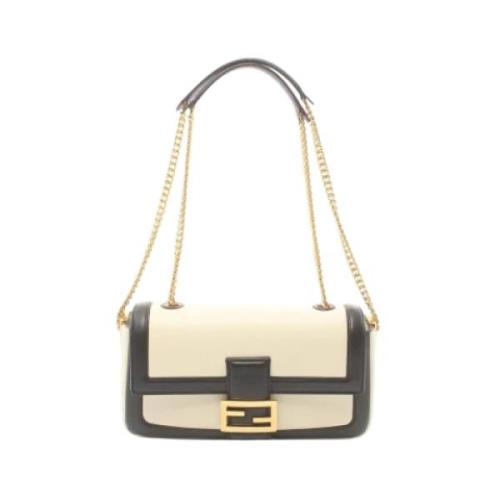 Fendi Vintage Pre-owned Laeder fendi-vskor White, Dam