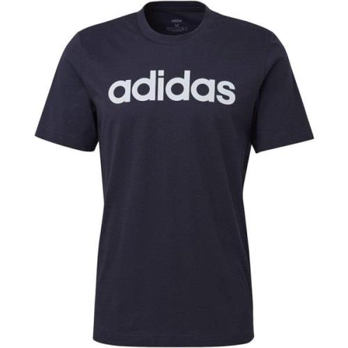 Adidas Blå Herr Tee Regular Fit Mjukt Tyg Blue, Herr