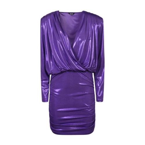 Just Cavalli Lila Klänning för Kvinnor Aw24 Purple, Dam