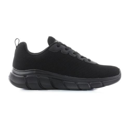 Skechers Sportig Flex-Visionary Essence Blå Skor Black, Dam