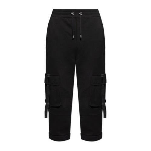 Balmain Sweatpants typ lastbyxor av Black, Herr