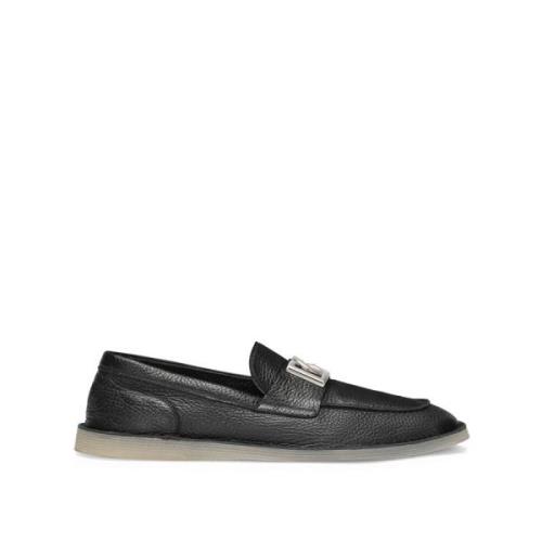 Dolce & Gabbana Stiliga Loafers för Män Black, Herr