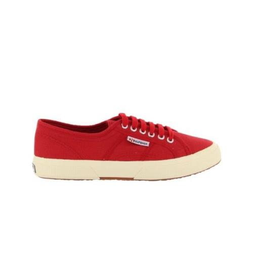 Superga Klassiska Röda Canvas Sneakers Unisex Red, Herr