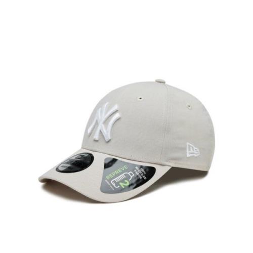 New Era Beige Keps Klassisk Stil Beige, Unisex