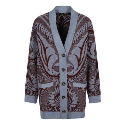 Etro Stiligt Stickad Kofta för Kvinnor Multicolor, Dam