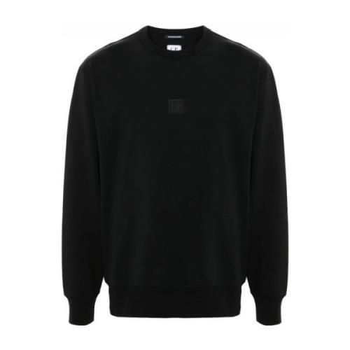 C.p. Company Metropolis Serie Logo Sweatshirt Svart Black, Herr