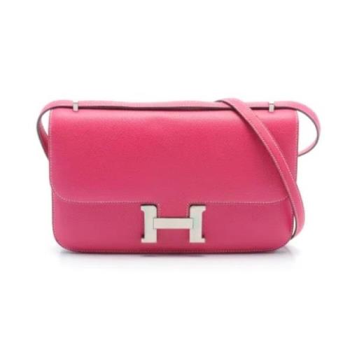 Hermès Vintage Pre-owned Tyg axelremsvskor Pink, Dam