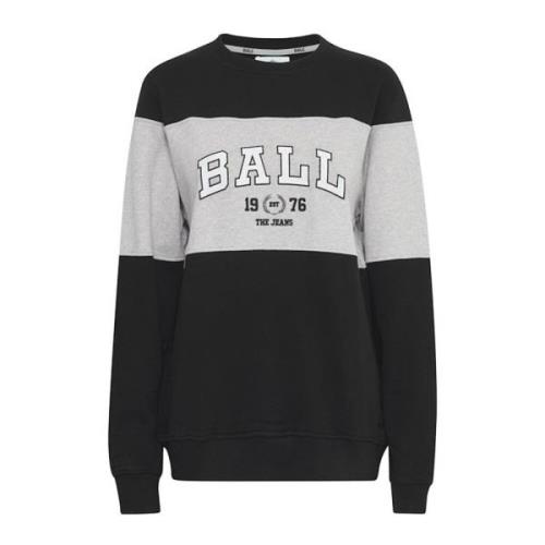 Ball Montana Sweatshirt Svart/Grå Black, Dam