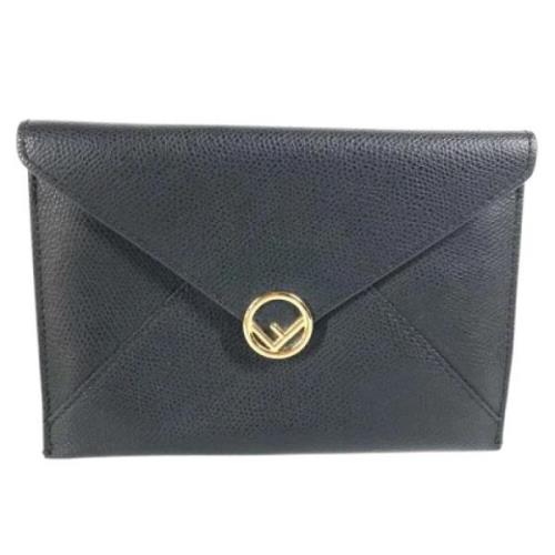 Fendi Vintage Pre-owned Laeder fendi-vskor Black, Dam