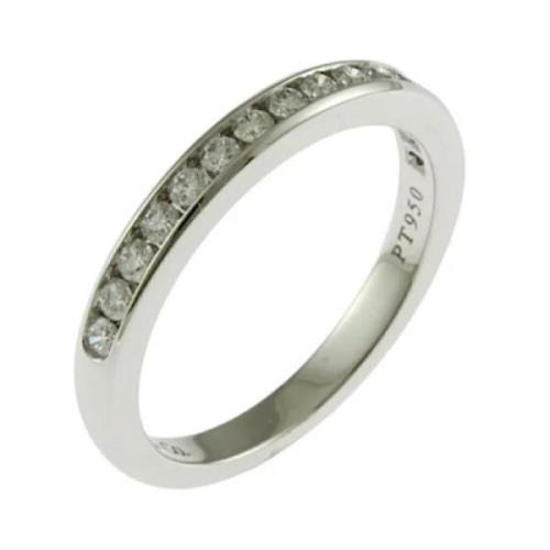 Tiffany & Co. Pre-owned Pre-owned Platina ringar Gray, Dam