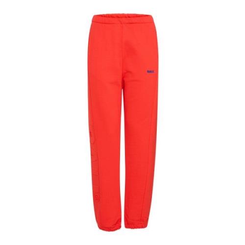 Ball Bright Red Sweat Pants Red, Dam